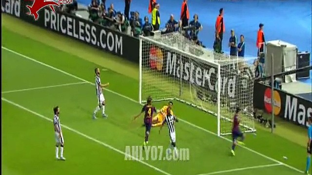 هدف برشلونة الثاني في يوفنتوس مقابل 1 نهائي دوري أبطال أوروبا 2015