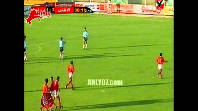هدف الأهلي الثالث في غزل المحلة مقابل  لعبد الجليل1 نهائي كأس مصر 93