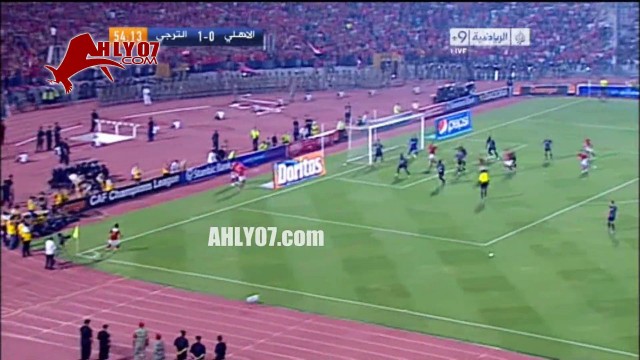هدف الأهلي الأول في الترجي مقابل 1 أبو تريكة افريقيا 16 سبتمبر 2011