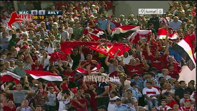 هدف الأهلي الأول في الوداد المغربي مقابل 0 لجدو افريقيا 11 سبتمبر 2011