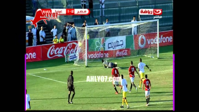 أهداف مصر 4 غينيا 2 لغالي وتريكة وصلاح وزكي تصفيات كأس العالم 10 سبتمبر 2013
