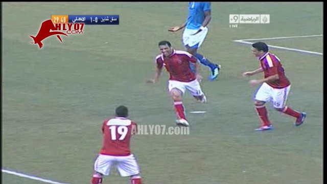 هدف الأهلي الثاني في صن شاين النيجيري مقابل 0 السيد حمدي ذهاب قبل نهائي افريقيا 6 اكتوبر 2012