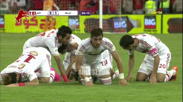 HD هدف الزمالك الأول في الأهلي مقابل 0 السوبر المصري 15 اكتوبر 2015