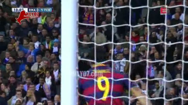 هدف برشلونة الأول في ريال مدريد مقابل 0 الدوري الاسباني 21 نوفمبر 2015