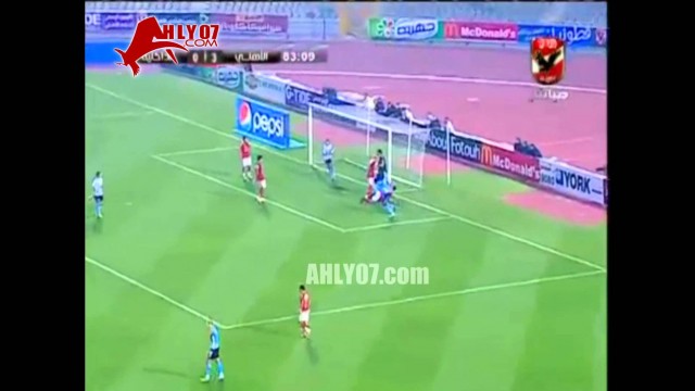 هدف الأهلي الأول في الداخلية مقابل 0 وائل جمعة الدوري 3 نوفمبر 2011