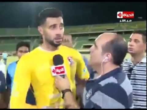 شاهد بكاء احمد عادل حارس الأهلي على الهواء بعد مباراة الزمالك مباشرة