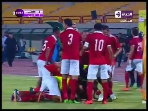 هدف الأهلي الثاني في انبي مقابل 1 سعد سمير قبل نهائي كأس مصر 4 أغسطس 2016