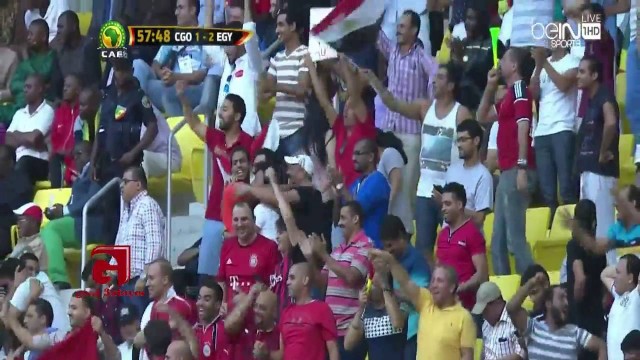 هدف منتخب مصر الثاني في الكونغو مقابل 1 عبد الله السعيد تصفيات مؤهلة لكأس العالم 2018