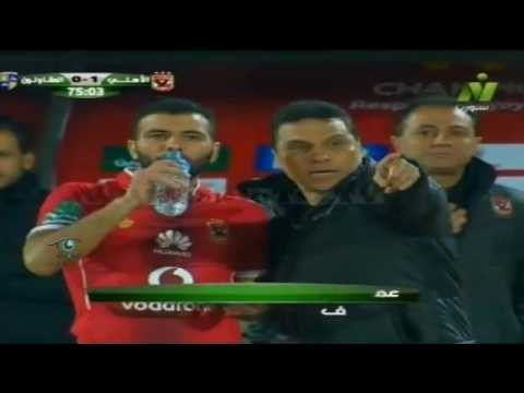 هدف الأهلي الأول في المقاولون العرب مقابل 0 عماد متعب بالدوري 19 فبراير 2017
