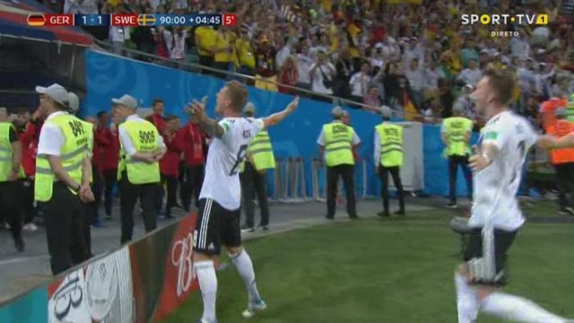 شاهد هدف ألمانيا القاتل في السويد والفوز 2-1 في الدقيقة الأخيرة من الوقت الضائع بالجولة الثانية من كأس العالم 2018
