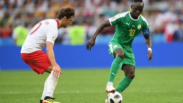 هدف السنغال الأول مقابل 0 بولندا كأس العالم 2018
