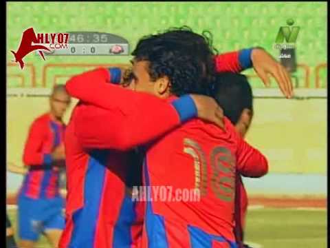 اول هدف في الدوري المصري هشام ابو خليل بتروجيت 1 الجيش 0