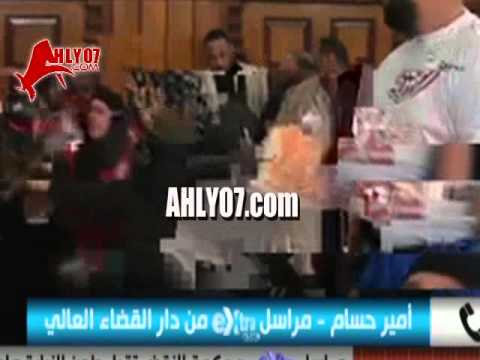 شاهد حالات صراخ وبكاء وانهيار عقب قبول نقض المحكمة في قضية مجزرة بورسعيد 6 فبراير 2014