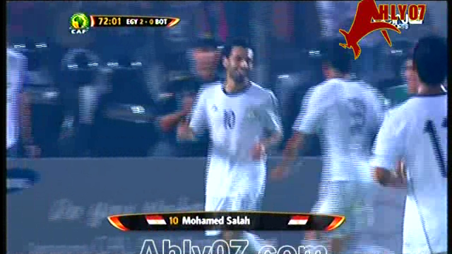 الهدف الثاني منتخب مصر مقابل 0 بتسوانا – تصفيات أمم إفريقيا 2015 – علي محمد علي -15/10/2014