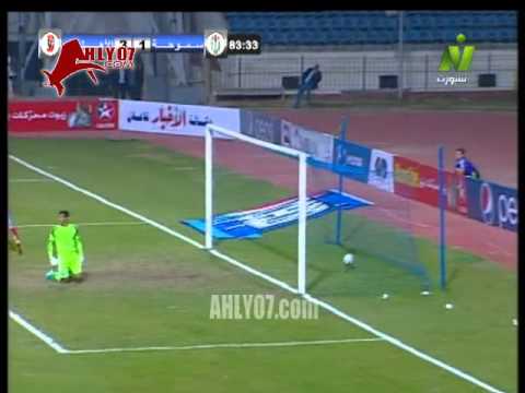 هدف الأهلي الثالث في سموحة مقابل 1 أحرزه محمود تريزجيه
