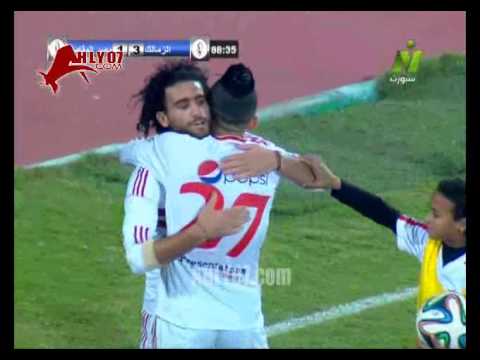 هدف الزمالك الثالث في مصر المقاصة مقابل 1