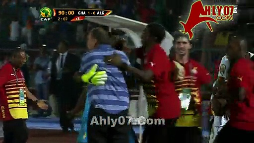 أهداف مباراة غانا 1 – 0 الجزائر – أمم إفريقيا 2015 – حفيظ دراجي – 23 يناير 2015
