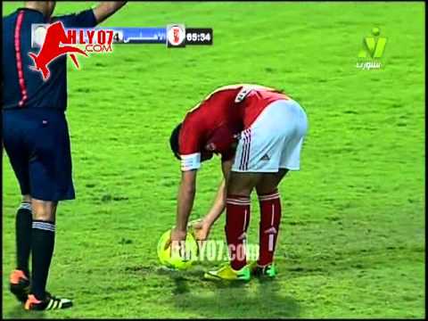 هدف الأهلي الخامس في طهطا مقابل 1 أحرزه عماد متعب
