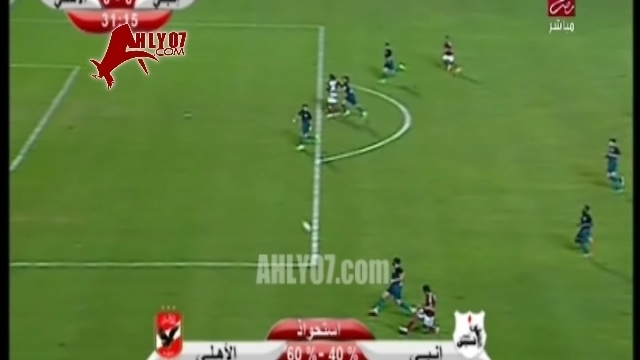 جمال الغندور يصرح للأهلي ثلاث ركلات جزاء أمام انبي 3 فبراير 2015 الدوري