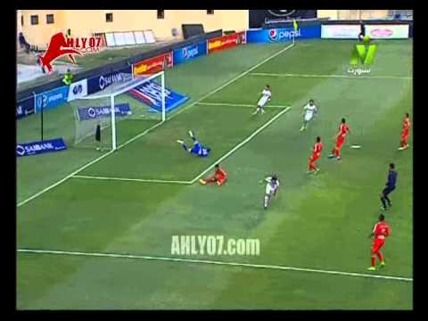 هدف الزمالك الأول في الرجاء مقابل 0 بالدوري 7 مايو 2015