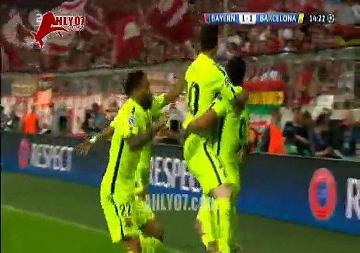 أهداف بايرن ميونخ 3 برشلونة 2 قبل نهائي دوري ابطال اوروبا 2015