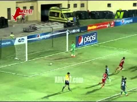 كريم نيدفيد لاعب الأهلي يسجل ويصنع هدف امام انبي مع حرس الحدود
