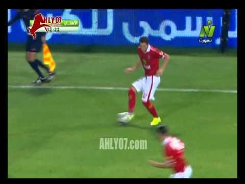 هدف الأهلي الأول في الجونة مقابل 0 هدف ذاتي كأس مصر 13 اغسطس 2015