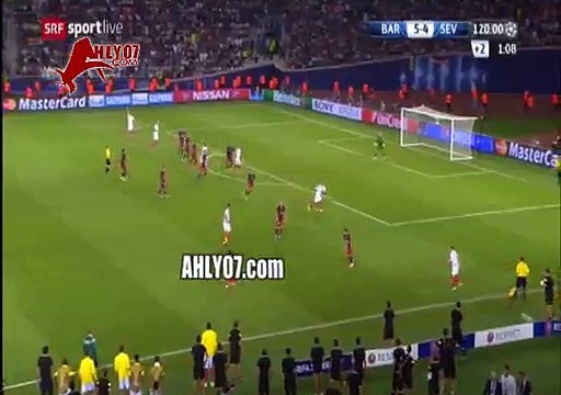 فيديو  كوميدي ساخر تعليق مرتضى منصور على اهدار اشبيليه للتعادل امام برشلونة في الوقت القاتل