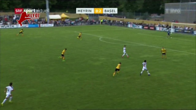 النني يصنع هدفا في كأس سويسرا مع بازل 15 اغسطس 2015