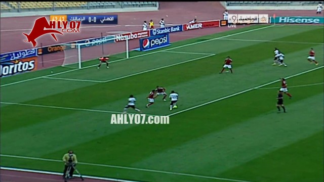 هدف الزمالك الأول في الأهلي مقابل 0 محمد ابراهيم افريقيا 16 سبتمبر 2012