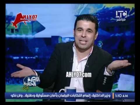 شاهد دموع متحجره في عيون خالد الغندور وبكاء متصل على الهواء