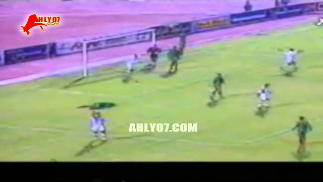 هدف المنتخب المصري في مرمي المغرب تصفيات أمم إفريقيا لحسام حسن في 6 أكتوبر 1996