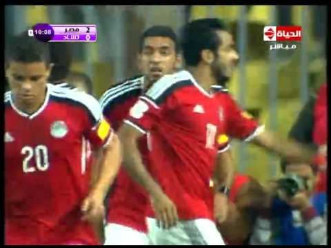 هدف منتخب مصر الثاني في تشاد مقابل 0 السعيد تصفيات كأس العالم 2018