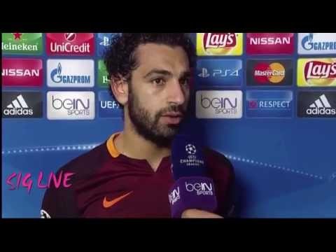 شاهد أول حوار لمحمد صلاح بعد تألقه مع روما امام ليفركوزن بدوري أبطال اوروبا