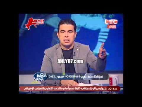 شاهد وصلة ردح واهانات من خالد الغندور لشوبير على الهواء