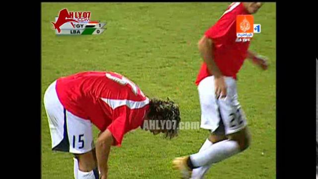 هدف منتخب مصر الأول في ليبيا مقابل 0 ميدو أمم افريقيا 20 يناير 2006