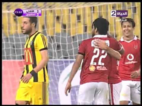 أهداف الأهلي 3 المقاولون العرب 0 السعيد ومؤمن زكريا الدوري 10 يناير 2016