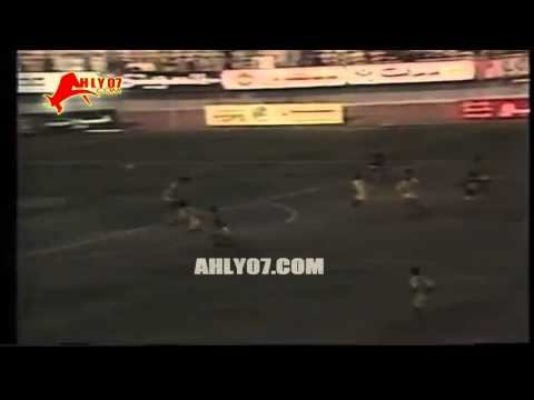 هدف فوز الأهلي 1 مقابل 0 المقاولون العرب لطاهر أبو زيد الأسبوع الرابع عشر 6 فبراير 1987