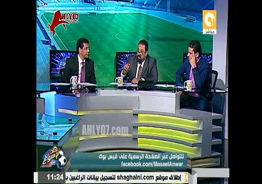مسخرة شاهد مجدي عبد الغني يغسل خالد الغندور على الهواء ويتهمه بإفتعال المشاكل