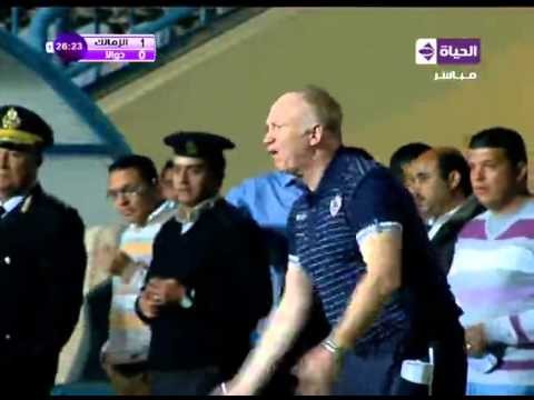 هدف الزمالك الاول في دوالا الكاميروني مقابل 0