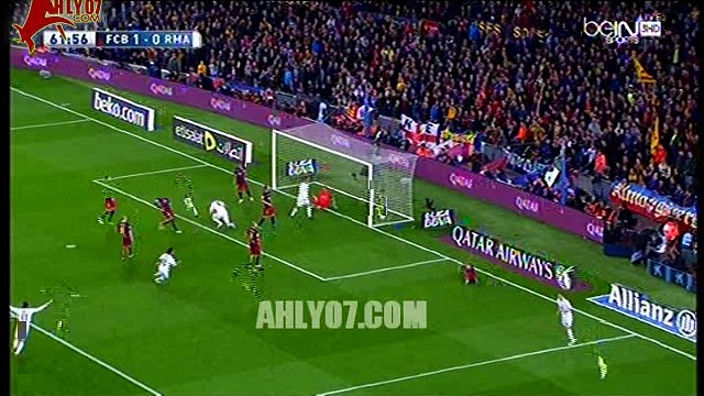 شاهد هدف ريال مدريد الأول مقابل 1 برشلونة الدوري الاسباني 2 ابريل 2016