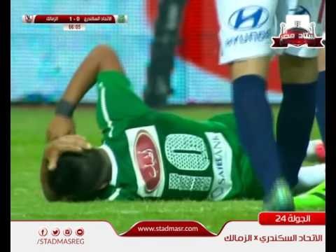 شاهد أغرب فرصة لأوباما لاعب الزمالك المعار للاتحاد انفراد تام وكامل بجنش ويهدرها ويقوم المدرب بتغييره بعدها