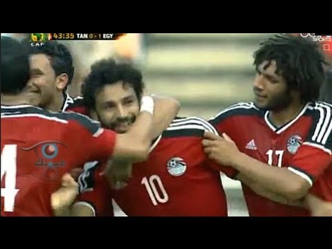 هدف منتخب مصر الاول في تنزانيا مقابل 0 محمد صلاح