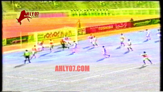 أهداف فوز الأهلي 2 مقابل 1 المقاولون العرب خشبة وحسام حسن الأسبوع الأول للدوري 21 أغسطس 1996