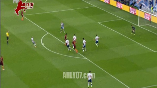 شاهد محمد صلاح روما كاد يحرز هدف عالمي وأسرع هدف له في دوري أبطال اوروبا لولا انقاذ مدافع بورتو