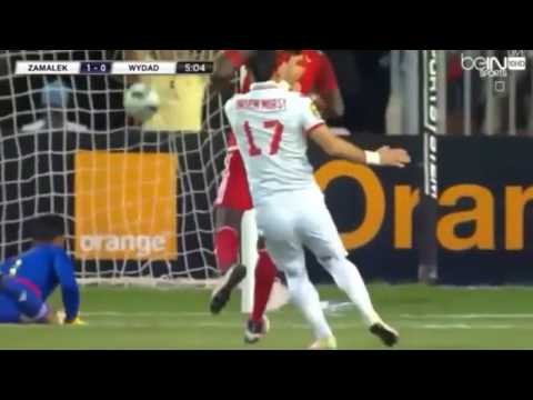 شاهد رباعية الزمالك في الوداد مقابل 0 ذهاب قبل نهائي افريقيا 16 سبتمبر  2016