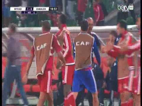 هدف الوداد الثاني في الزمالك مقابل 0 اياب ابطال افريقيا 24 سبتمبر 2016