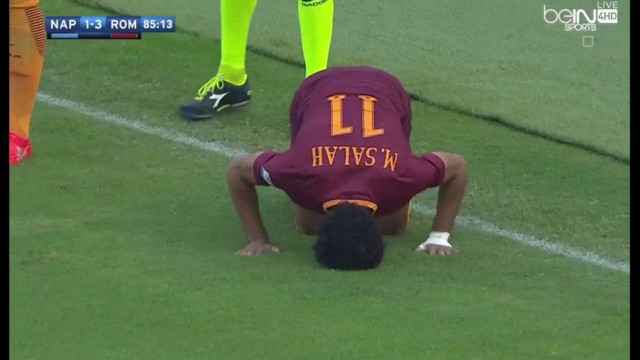 شاهد هدف محمد صلاح روما في شباك نابولي بالدوري الايطالي تعليق رؤوف خليف 15 اكتوبر 2016