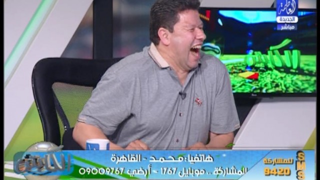 مكالمة مسخرة على الهواء زوج بنت رضا عبد العال
