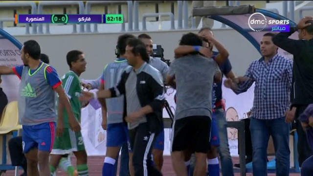 شاهد لاعب الزمالك يسجل هدفا عالميا بمزدوجة خلفية في الدرجة الثانية في شباك المنصورة